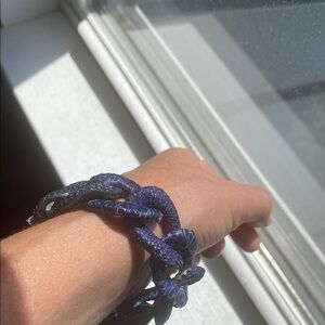 Blue Chain Bracelet